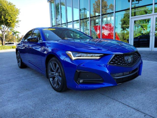 used 2022 Acura TLX car, priced at $34,400