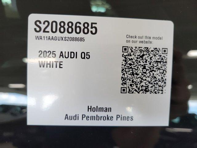 new 2025 Audi Q5 car, priced at $58,100