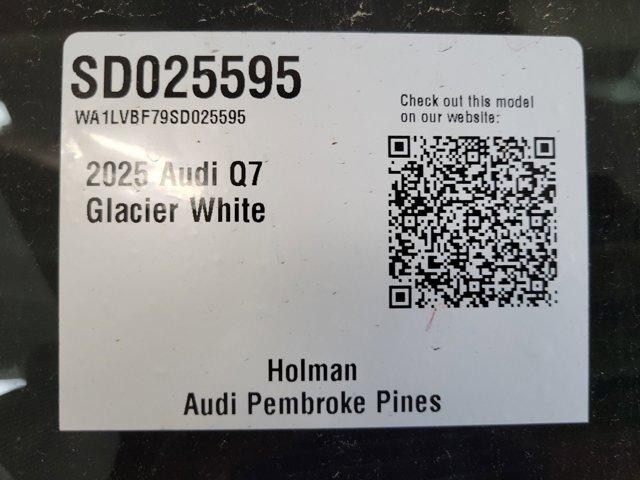 new 2025 Audi Q7 car, priced at $77,750