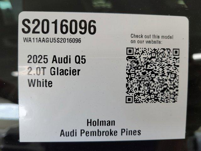 new 2025 Audi Q5 car, priced at $57,775