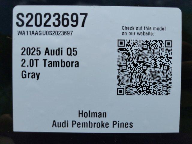 new 2025 Audi Q5 car, priced at $57,775