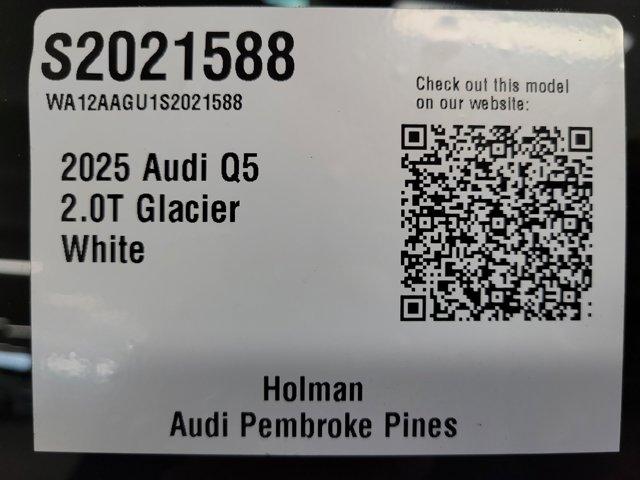 new 2025 Audi Q5 car, priced at $60,975