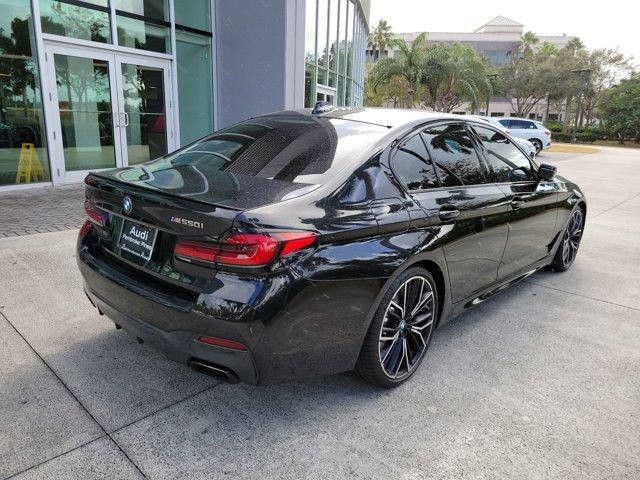 used 2021 BMW M550 car, priced at $46,900