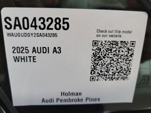 used 2025 Audi A3 car, priced at $34,500