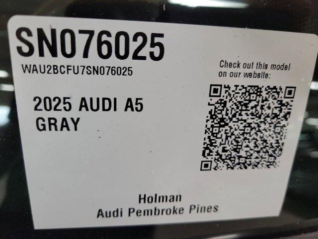 new 2025 Audi A5 car, priced at $57,575