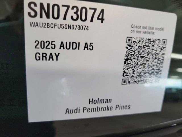 new 2025 Audi A5 car, priced at $56,625