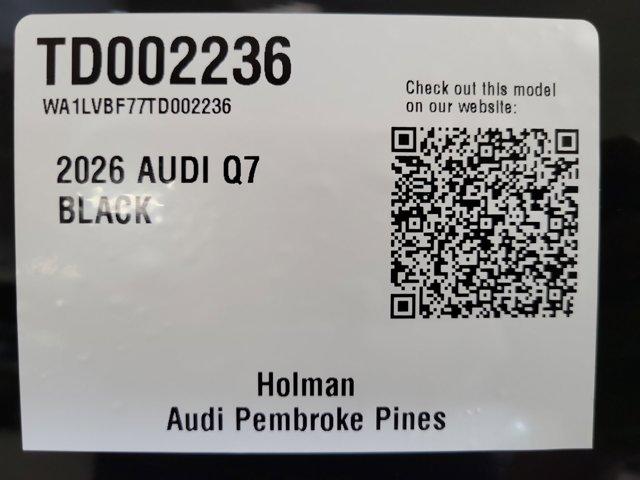 new 2026 Audi Q7 car, priced at $78,295