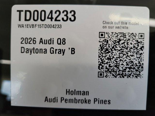 new 2026 Audi Q8 car, priced at $86,300