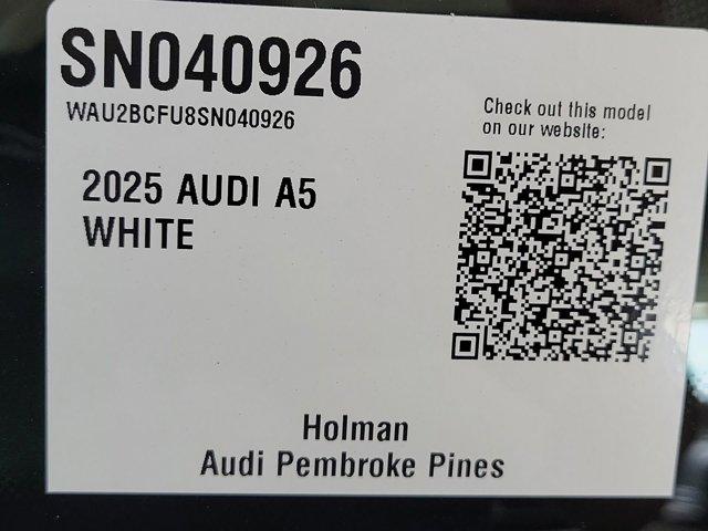 new 2025 Audi A5 car