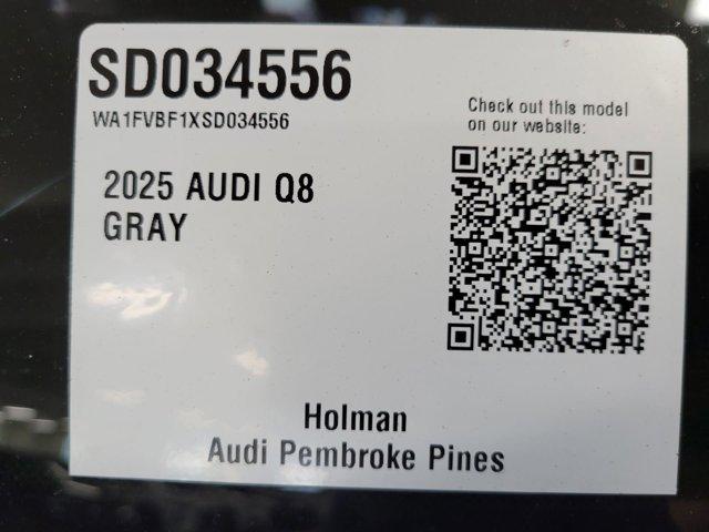 new 2025 Audi Q8 car, priced at $93,665