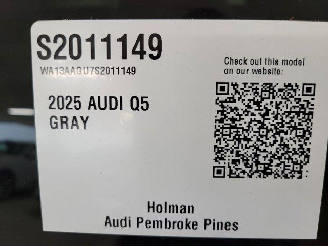 new 2025 Audi Q5 car, priced at $64,250