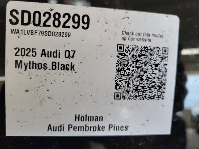 new 2025 Audi Q7 car, priced at $77,450