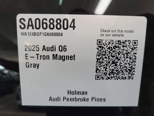 new 2025 Audi Q6 e-tron car, priced at $76,195