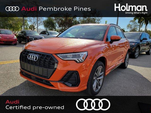 used 2024 Audi Q3 car, priced at $34,980