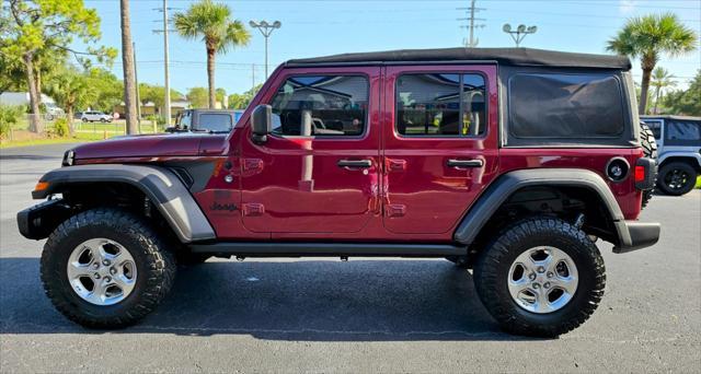 used 2021 Jeep Wrangler Unlimited car, priced at $38,980