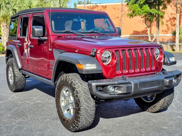 used 2021 Jeep Wrangler Unlimited car, priced at $38,980