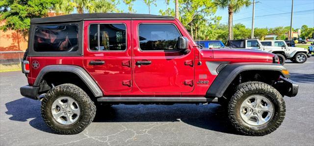 used 2021 Jeep Wrangler Unlimited car, priced at $38,980