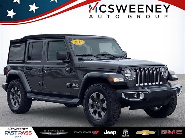 used 2018 Jeep Wrangler Unlimited car, priced at $30,585