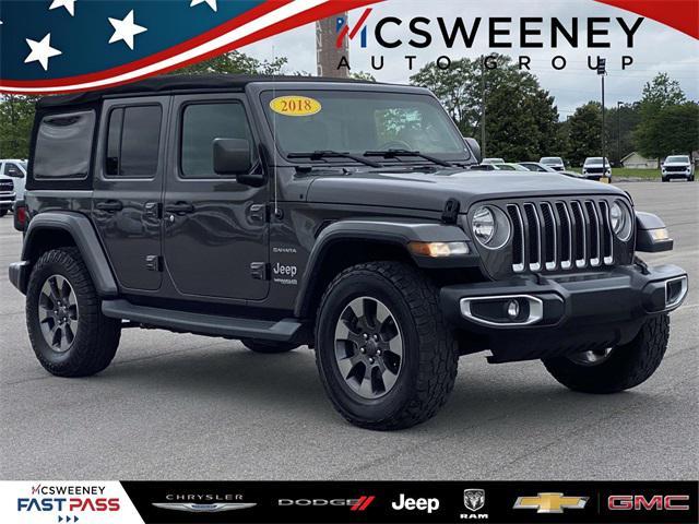 used 2018 Jeep Wrangler Unlimited car, priced at $31,503