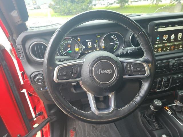 used 2021 Jeep Wrangler Unlimited 4xe car, priced at $33,887