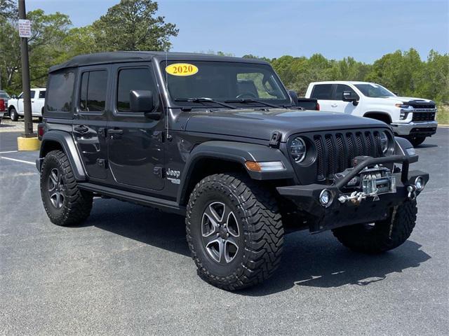 used 2020 Jeep Wrangler Unlimited car, priced at $32,588