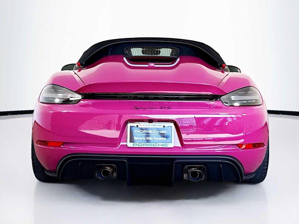 new 2025 Porsche 718 Spyder car, priced at $188,055