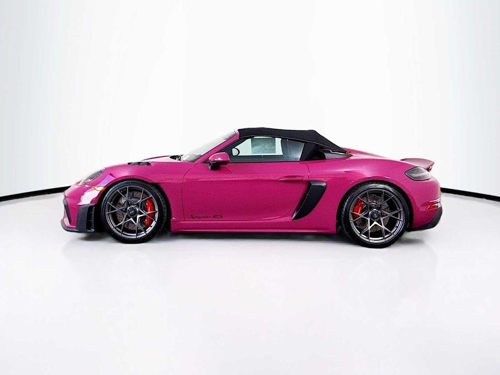 new 2025 Porsche 718 Spyder car, priced at $188,055