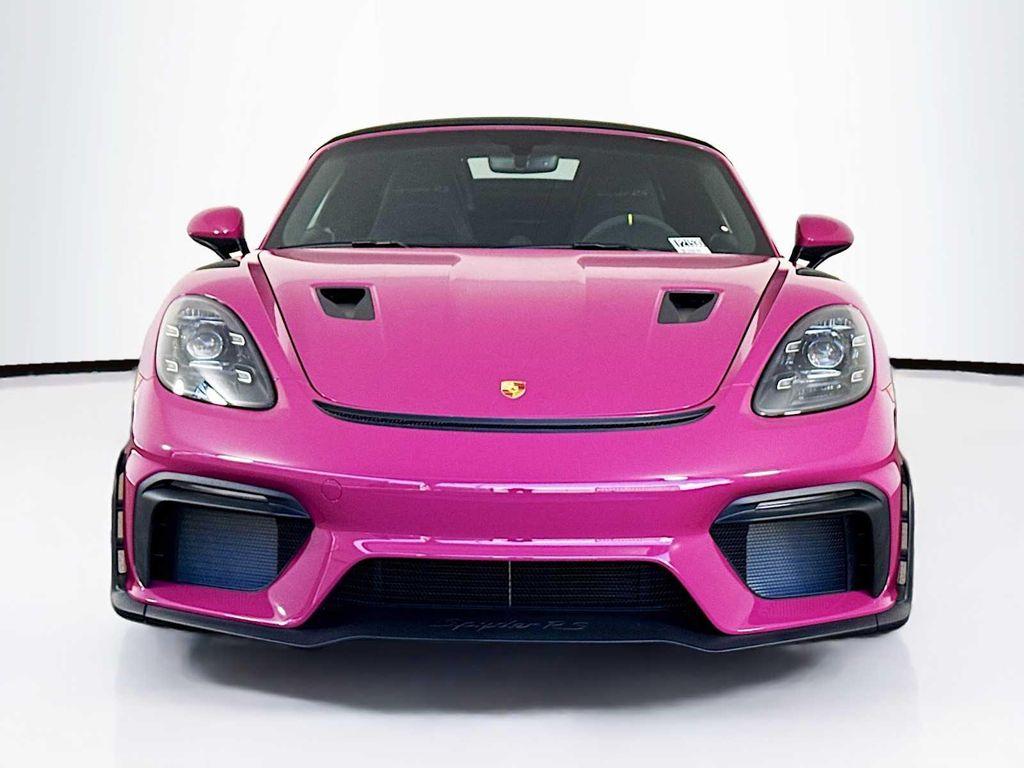 new 2025 Porsche 718 Spyder car, priced at $188,055