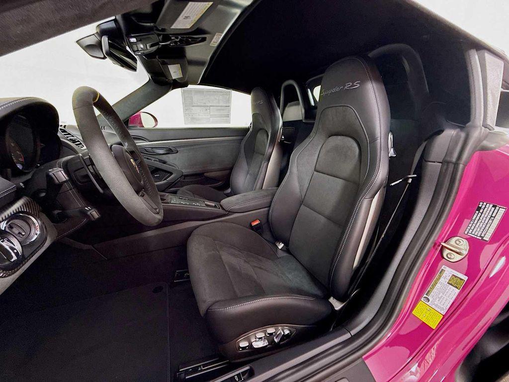 new 2025 Porsche 718 Spyder car, priced at $188,055