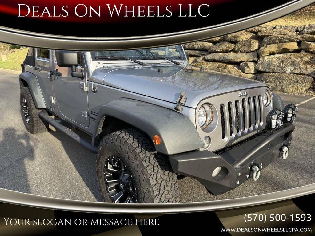 used 2014 Jeep Wrangler Unlimited car, priced at $16,495