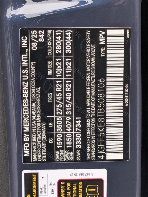 new 2026 Mercedes-Benz GLS 450 car, priced at $100,315