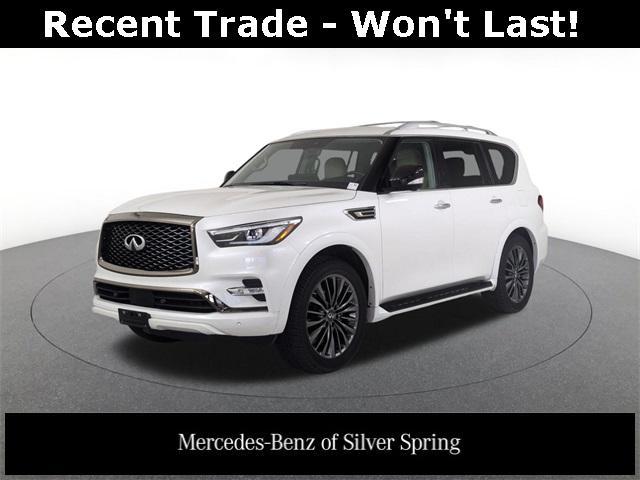 used 2022 INFINITI QX80 car, priced at $44,900