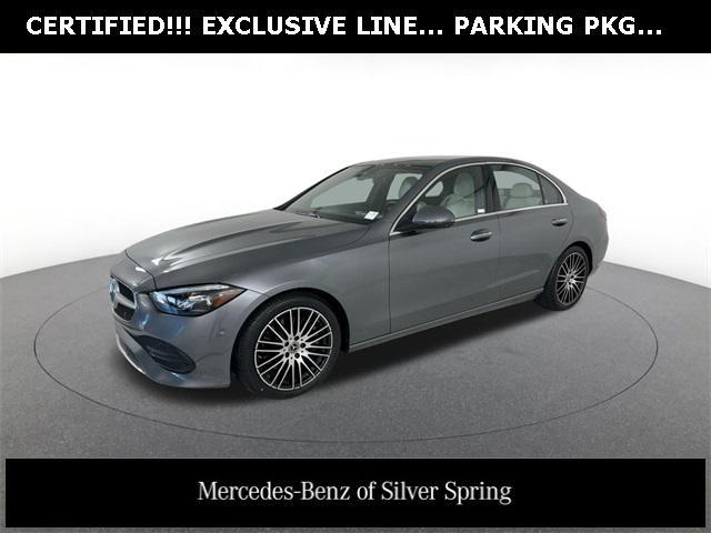 used 2022 Mercedes-Benz C-Class car, priced at $33,900