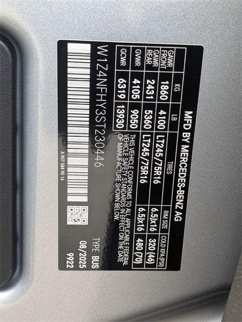 new 2025 Mercedes-Benz Sprinter 2500 car, priced at $85,888