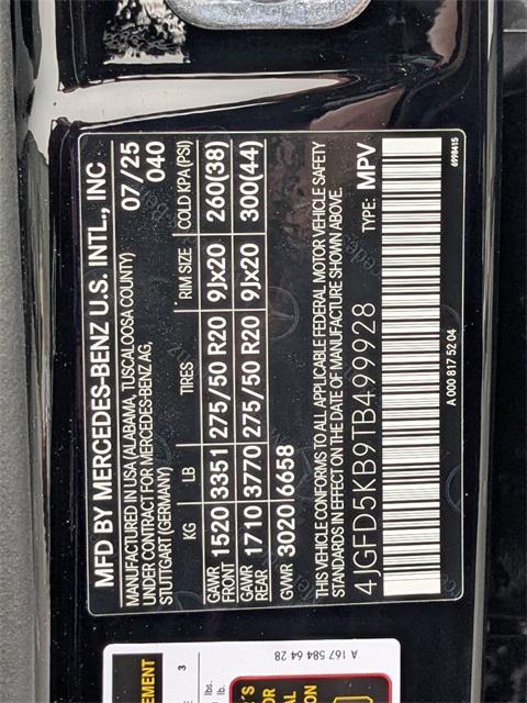 new 2026 Mercedes-Benz GLE 450 car, priced at $81,685