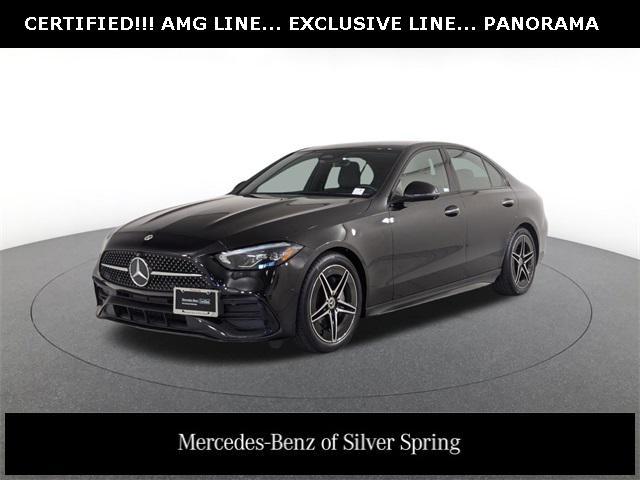 used 2022 Mercedes-Benz C-Class car, priced at $38,900