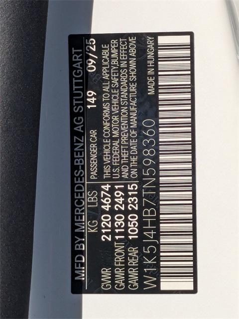 new 2026 Mercedes-Benz CLA 250 car, priced at $53,700