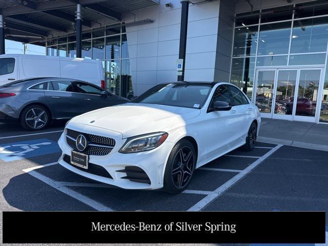 used 2021 Mercedes-Benz C-Class car, priced at $28,900