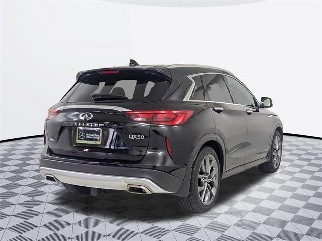 used 2022 INFINITI QX50 car, priced at $31,900