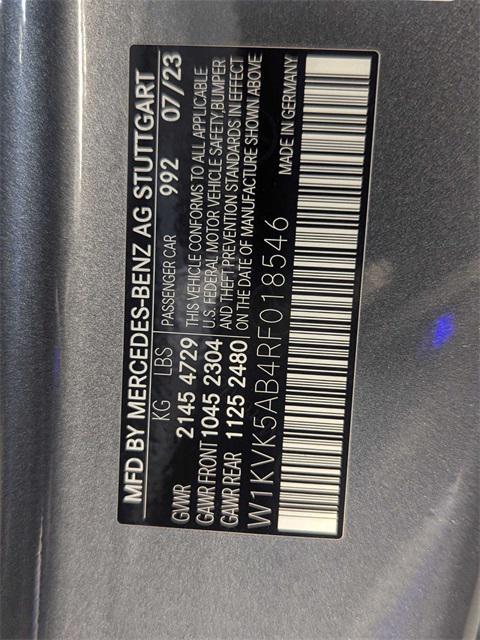 new 2024 Mercedes-Benz AMG SL 43 car, priced at $116,585