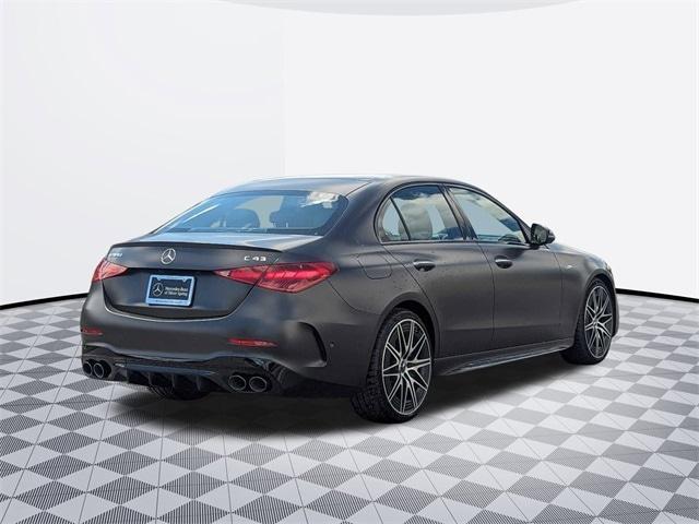 new 2024 Mercedes-Benz AMG C 43 car, priced at $77,900