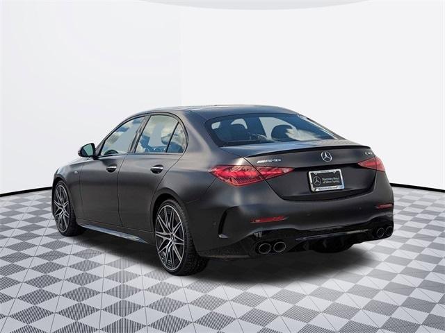 new 2024 Mercedes-Benz AMG C 43 car, priced at $77,900