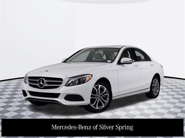 used 2018 Mercedes-Benz C-Class car, priced at $22,900