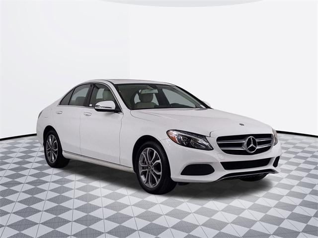 used 2018 Mercedes-Benz C-Class car, priced at $22,900