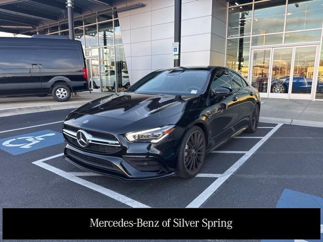 used 2020 Mercedes-Benz AMG CLA 35 car, priced at $35,900