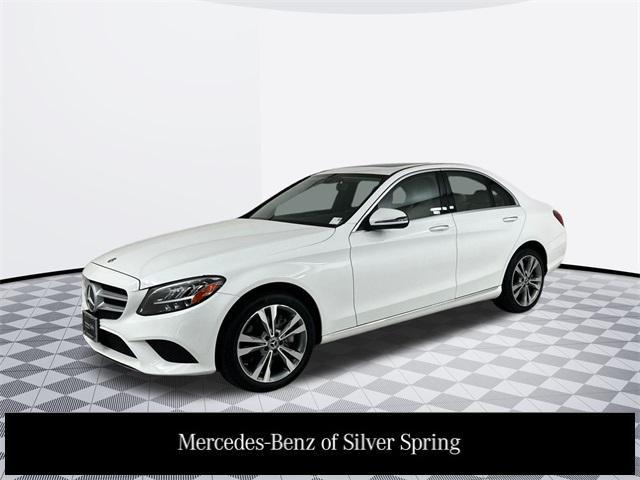 used 2021 Mercedes-Benz C-Class car, priced at $28,900