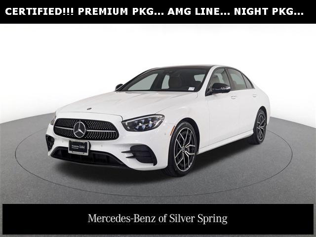 used 2023 Mercedes-Benz E-Class car, priced at $53,900