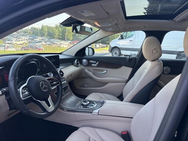 used 2021 Mercedes-Benz C-Class car, priced at $27,900