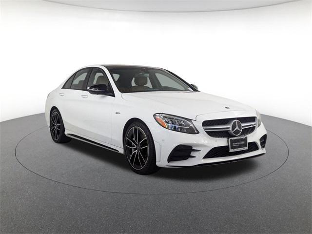 used 2021 Mercedes-Benz AMG C 43 car, priced at $43,900