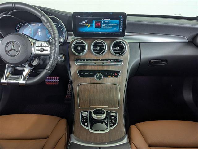 used 2021 Mercedes-Benz AMG C 43 car, priced at $43,900